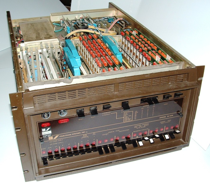This is the Four Phase IV-90 computer, circa 1974, that Joseph and I worked on.